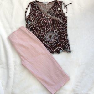 Jr. Kraze matching top and shorts set size 14